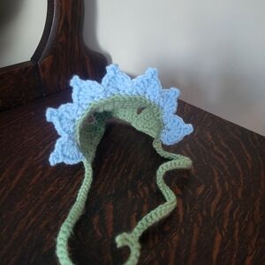 Handmade Crochet Flower Crown Cat Hat